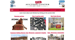 Desktop Screenshot of paauctioncenter.com